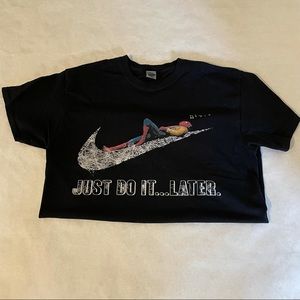 🕸️ Spider-Man “Just Do It Later” Tee